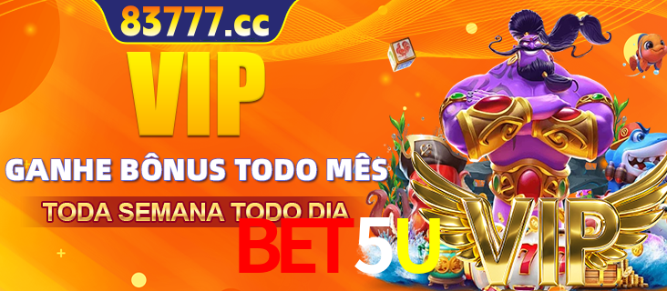 Banner promocional do BET5U oferecendo 100% de recompensas adicionais contínuas para quem fizer o login diário (Daily sign-in), com um mascote de coelho.